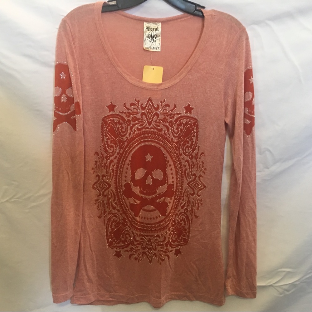 Gently used Vocal long sleeve pumpkin orange top
